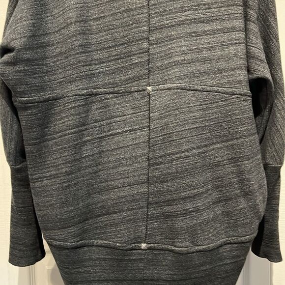 Aritzia Wilfred Black/Grey Open Face Sweatshirt Cardigan Size Small‎ - Picture 10 of 13
